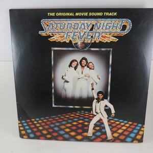 Vintage 1977 Saturday Night Fever Vinyl LP Soundtrack