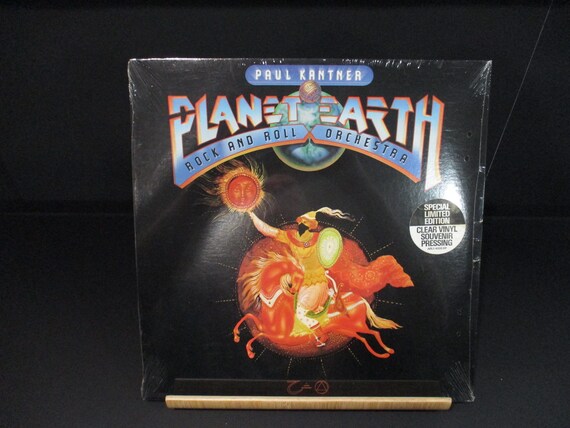 Vintage 198 Vinyl LP Record Planet Earth Rock & Roll Orchestra Paul Kantner MINT Condition Still Factory Sealed Limited Ed Clear Vinyl 67814