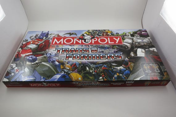 Vintage 2006 Transformers Monopoly Game Limited Collectors Edition 100% Complete