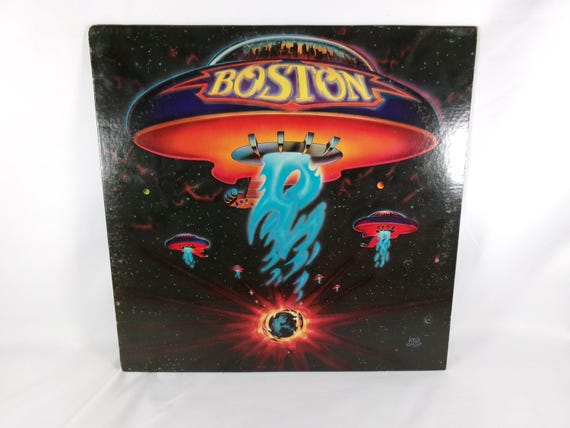 1976 Vinyl LP Record - Boston Self Titled Orange Label Original EX