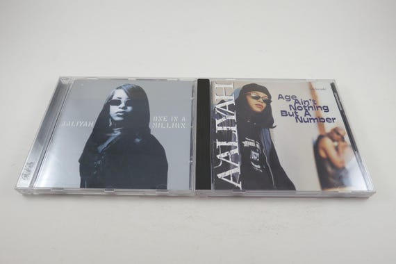 Vintage 1990's Aaliyah CD's One In A Million Age Ain't Nothing But A Number Sold Individually