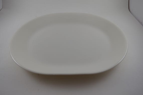 Corelle All Just White Serving Platter: 10x12 Oval Plate