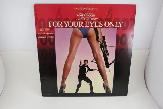 Vintage 1981 James Bond: For Your Eyes Only Vinyl LP Soundtrack