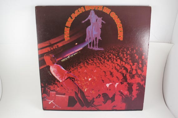 Vintage 1973 Vinyl LP Record The Beach Boys In Concert Two Record Set