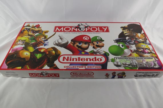Vintage 2006 Nintendo Monopoly Game Limited Collectors Edition Mario