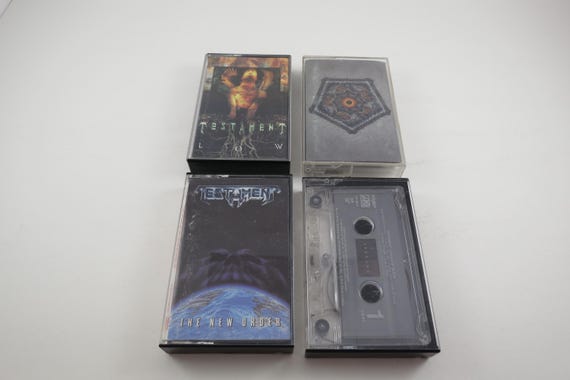 Vintage 1980's TESTAMENT Cassette Tapes Souls of Black The Ritual The New Order Low Sold Individually