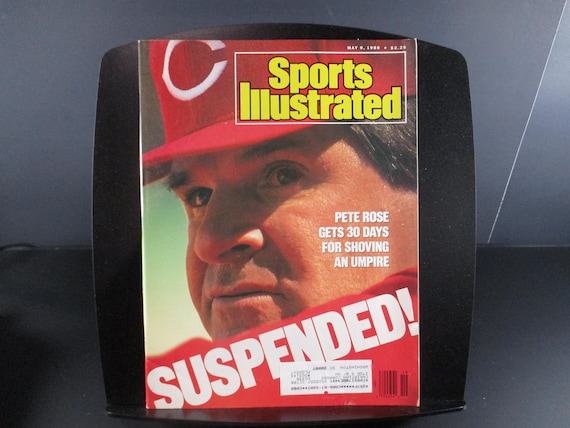 Vintage May 9, 1988 Sports Illustrated Magazine Pete Rose Suspended Bart Giamatti MLB Excellent Condition