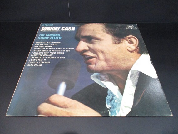 Vintage 1970 Vinyl LP Record The Singing Story Teller Johnny Cash Excellent Condition 68477