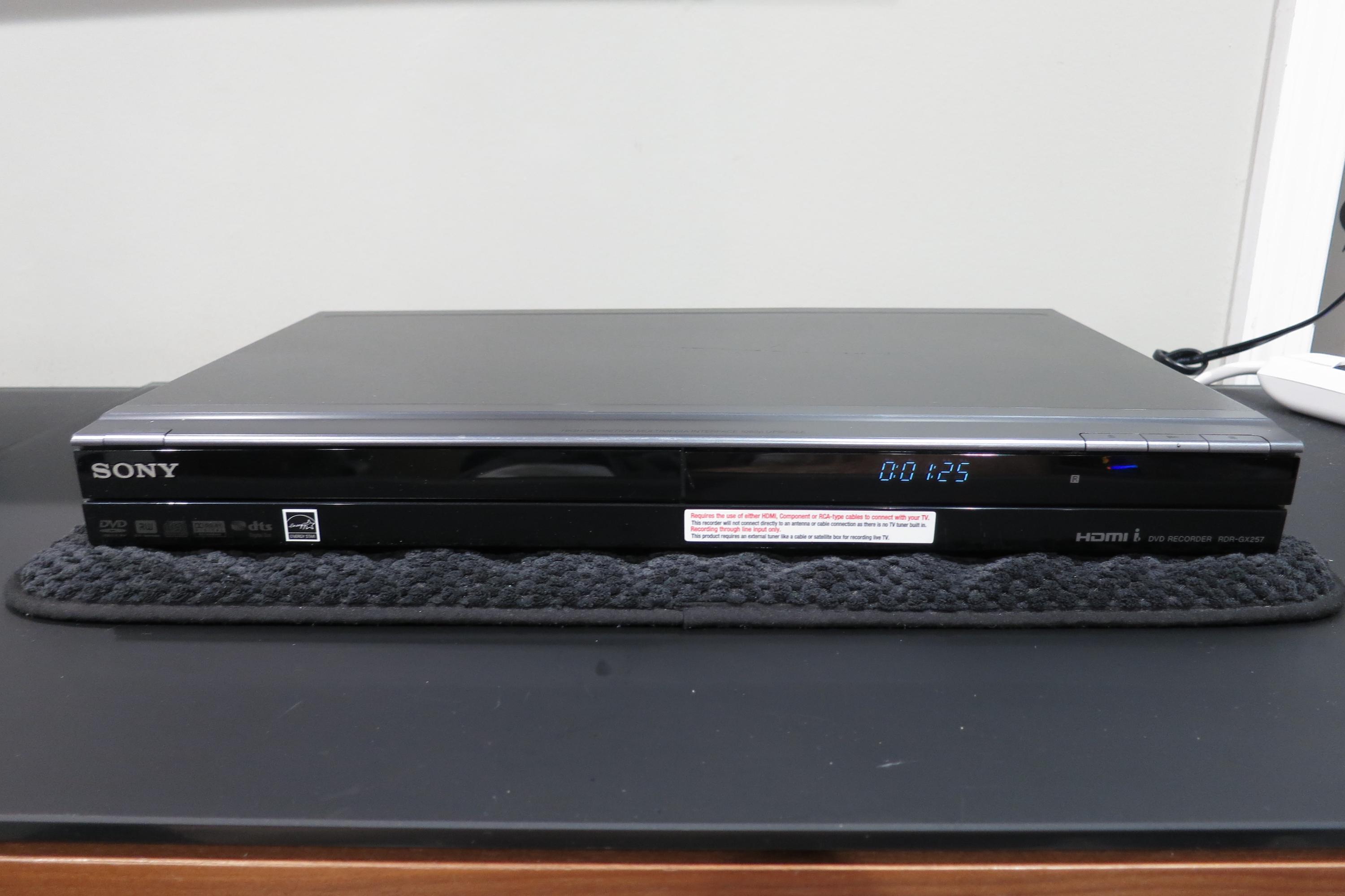 Sony RDR-GX257 DVD Recorder Player - Etsy
