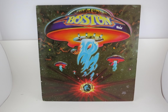Vintage Boston Self-Titled Vinyl LP - 1976 Malaysian Pressing