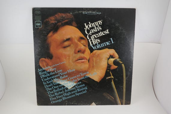 Vintage Johnny Cash's Greatest Hits Vol. 1 Vinyl LP