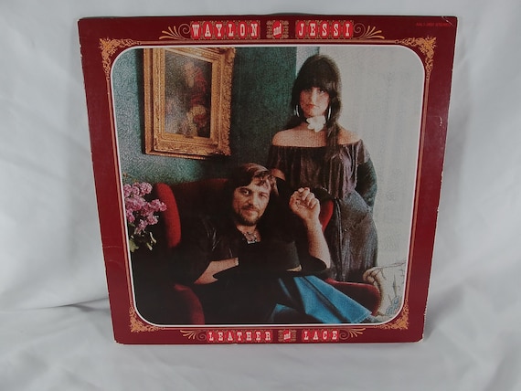 1981 Vinyl LP Record Leather and Lace Waylon (jennings) and Jessi (Colter) EX