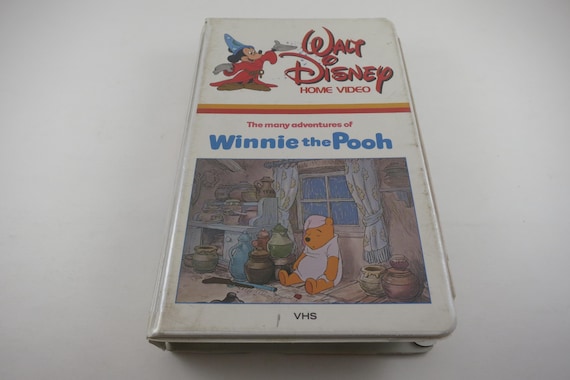 Vintage Disney Home Video VHS The Many Adventures of Winnie the Pooh Clamshell Case