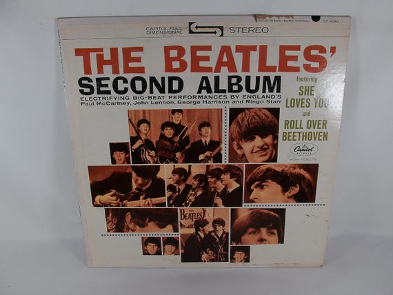 1965 Vinyl LP Record The Beatles Second Album Stereo Pressing EX