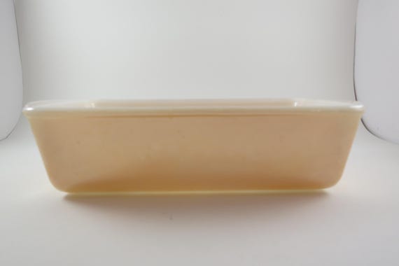 Fire King Lusterware Loaf Pan: 1 Quart Baking Dish