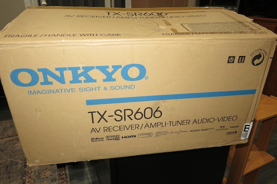 Vintage 1990's Onkyo TX-SR606 Audio Video Receiver - 110WPC In Original Box