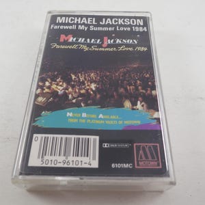 Michael Jackson Cassette Tapes Sold Individually Farewell Summer Love