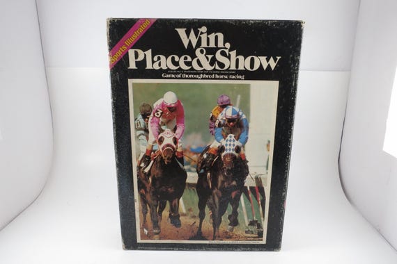1977 Avalon Hill Sports Illustrated Board Game Win Place Show Horse Racing