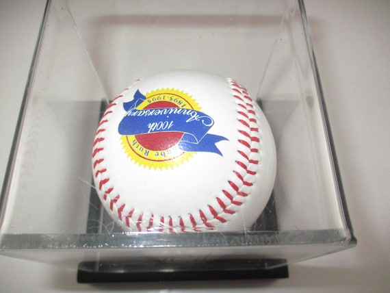 Vintage 1995 Babe Ruth 100th Anniversary Collectible Baseball Limited Edition In Display Case