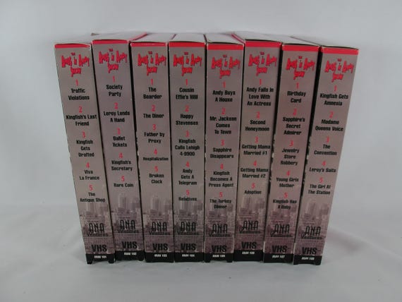Collection of 8 Amos 'N Andy Show Comedy VHS Tapes 40 Episodes