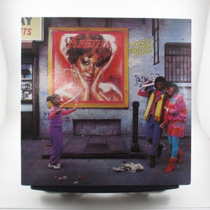 Vintage 1985 Aretha Franklin Vinyl LP: Who&#39;s Zoomin&#39; Who? Brown Translucent Pressing