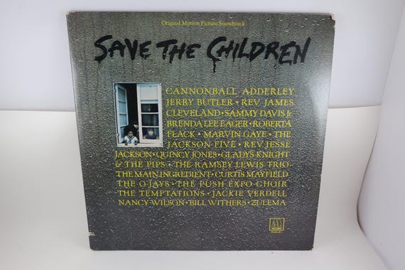 1973 Vinyl LP Record Save The Children Original Motion Picture Soundtrack Excellent Condition with Original Poster 72192