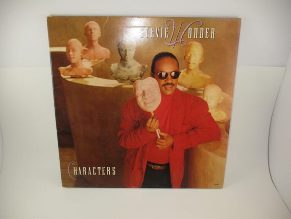 Vintage 1987 Vinyl LP Stevie Wonder Characters Excellent Condition 70300