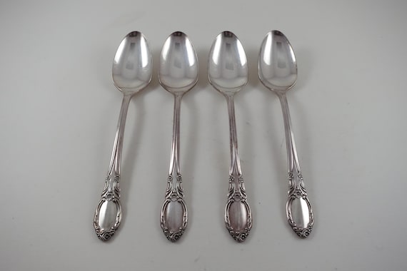 Set of 4 Oneida Park Lane Chatelaine Dowry 6 Inch Tea Spoons