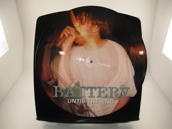 Vintage 1996 Vinyl LP Record Until the End Battery Picture Disc Near Mint Condition 63265