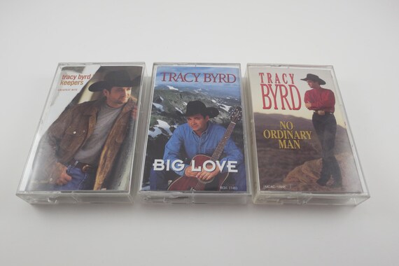 Vintage 1990's Tracy Byrd Cassette Tapes Big Love No Ordinary Man Keepers/Greatest Hits Sold Individually