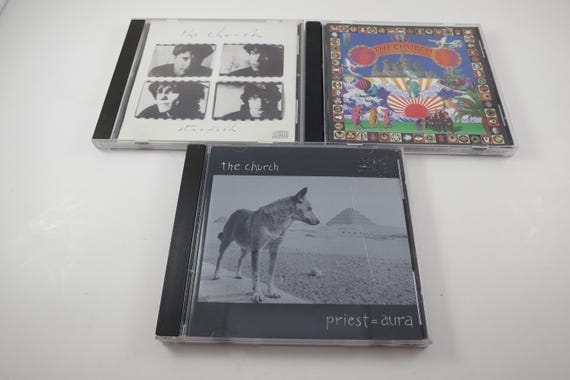 Vintage 1990's The Church CD's Sometime Anywhere Starfish Priest = Aura Sold Individually