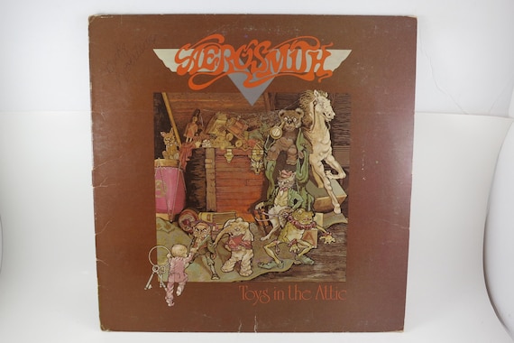 1975 Vintage Vinyl LP Record Aerosmith Toys In The Attic Very Good Condition