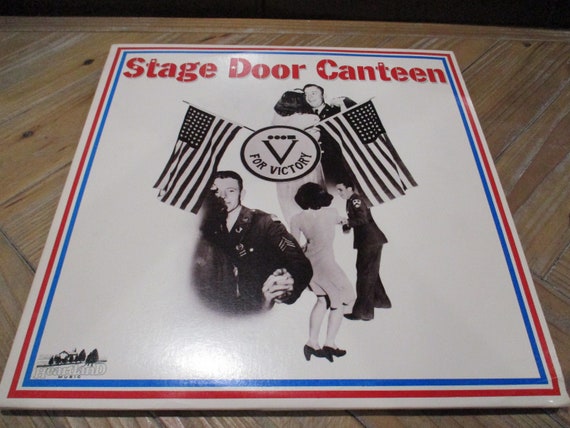 Vintage 1987 Vinyl LP Four Record Set Stage Door Canteen Jazz Pop Excellent Condition 59623