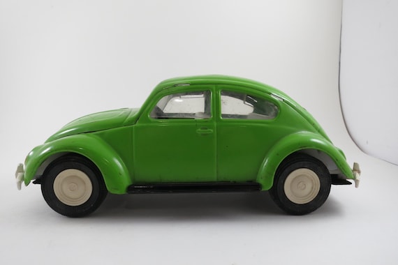 1965 Tonka Green Volkswagen Beetle Green Pressed Steel Toy Car