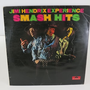 Vintage 1971 Vinyl LP Record The Jimi Hendrix Experience Smash Hits Excellent Condition UK Pressing 71760