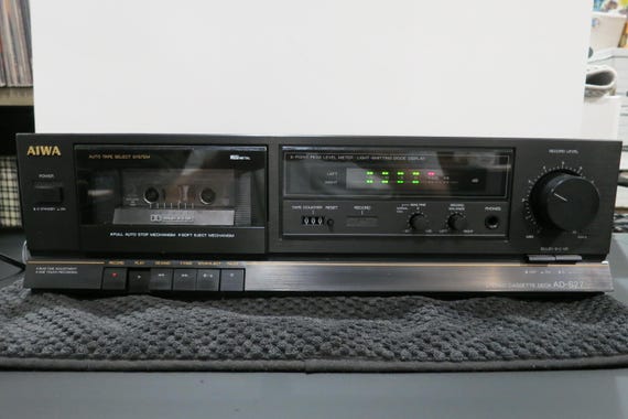 1980s Aiwa AD-S27 Stereo Cassette Deck: Dolby Noise Reduction, LED Display