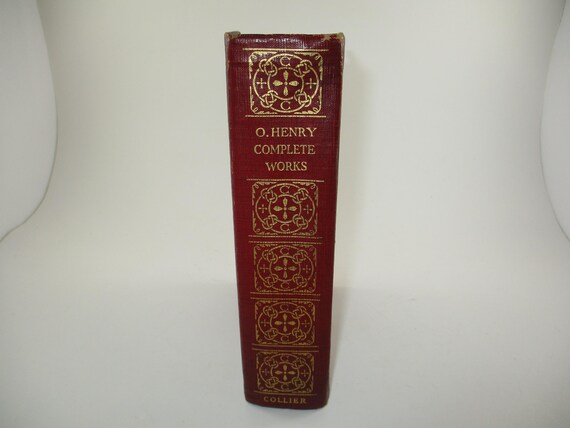 Vintage 1929 Leather Bound Book The Complete Works of O. Henry Excellent Condition