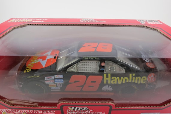 1995 Racing Champions 1:24 Scale Nascar Diecast #28 Dale Jarrett Texaco Havoline Ford Taurus New In Original Box