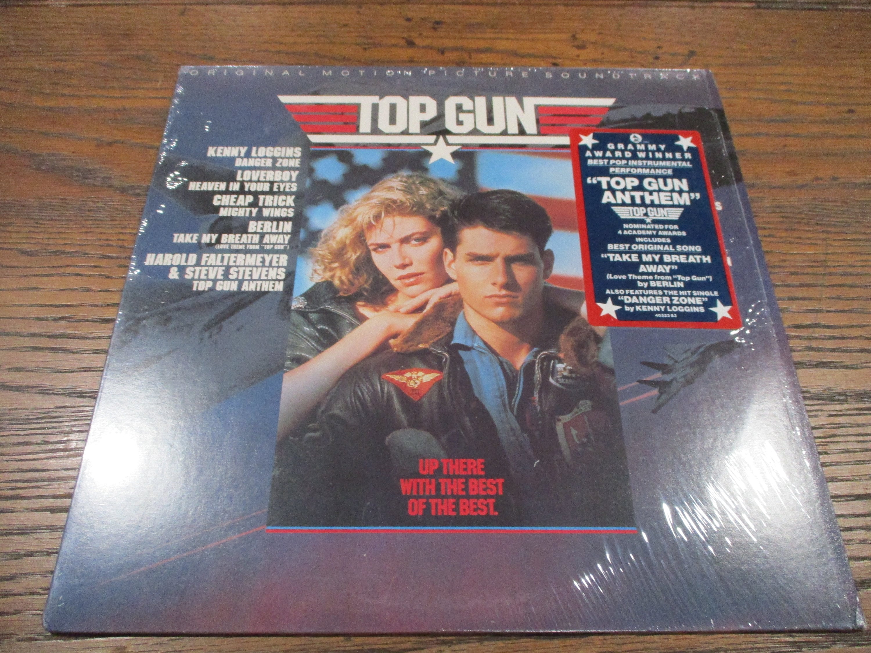 Vintage 1986 Vinyl LP Record Top Gun Original Motion Picture Etsy