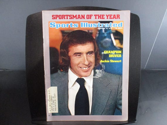 Vintage December 24, 1973 Sports Illustrated Magazine Jackie Stewart Sportsman of the Year Excellent Condition