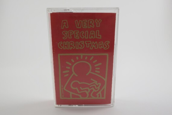 Vintage 1987 Cassette Tape A Very Special Christmas Whitney Run DMC Bryan Adams Stevie Nicks Bob Seger Madonna More