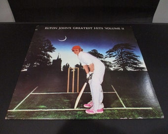 Vintage 1987 Vinyl LP Record Elton John Greatest Hits Volume II Near Mint Condition 67627