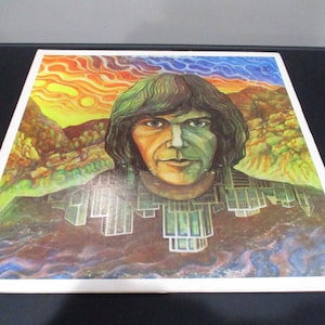 Vintage 1969 Neil Young Vinyl LP: Self Titled, Gatefold Cover