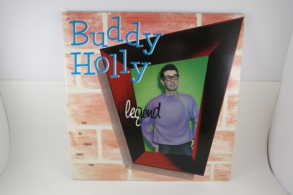 Vintage 1985 Vinyl LP Record Buddy Holly Legend Two Record Set Near Mint Condition 71663