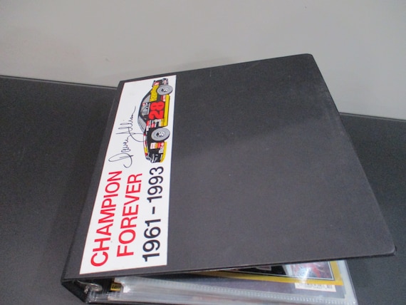 1994 Davey Allison Memorial Scrapbook: Signed Bobby Allison Photo, NASCAR Magazines