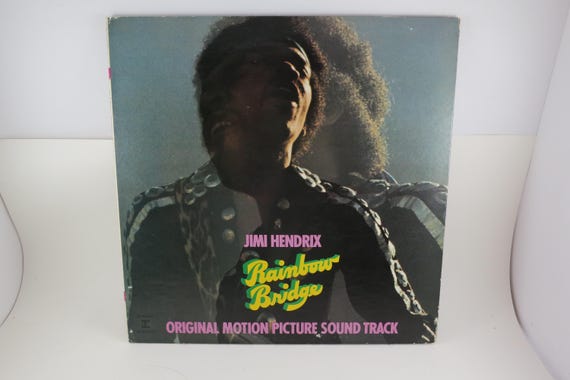Vintage 1971 Vinyl LP Record Rainbow Bridge Soundtrack Jimi Hendrix Excellent Condition HTF Japanese Pressing with Insert 71766
