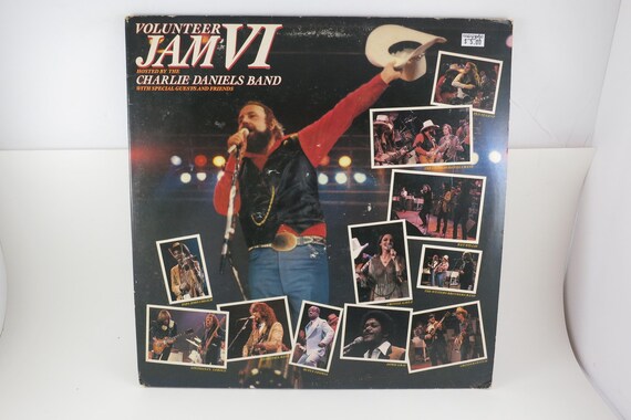 Vintage 1980 Vinyl LP Record The Charlie Daniels Band Volunteer Jam VI Promo EX+