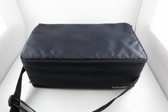 Case Logic Black Cassette Tape Double Sided Holder with Strap Holds 60 Cassettes