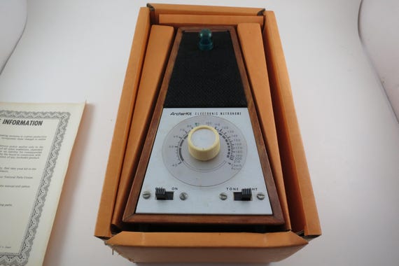 Vintage Archer Kit Electronic Metronome In Original Box