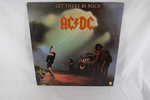 1978 AC/DC Let There Be Rock Vinyl LP Record Ex
